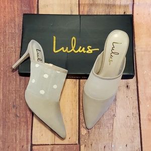 🌸LULU'S TRISTAN NUDE MULE SHOE